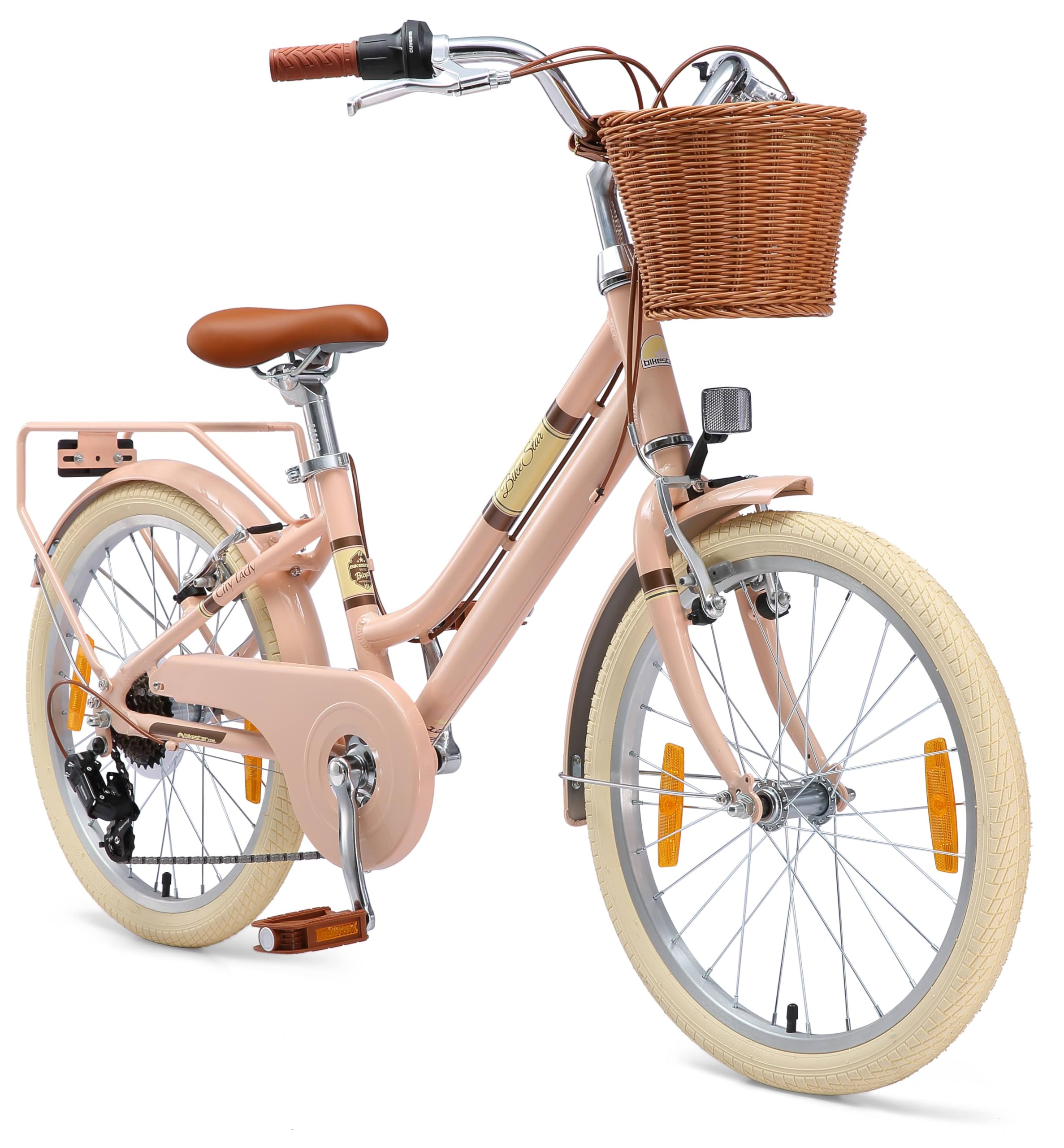 BIKESTAR Bicicletta per bambini in alluminio 20 pollici 7 velocità