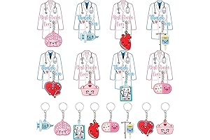 Henoyso CNA Keychain Bulk - 48 Pack CNA Week Gifts Nurse Keychains
