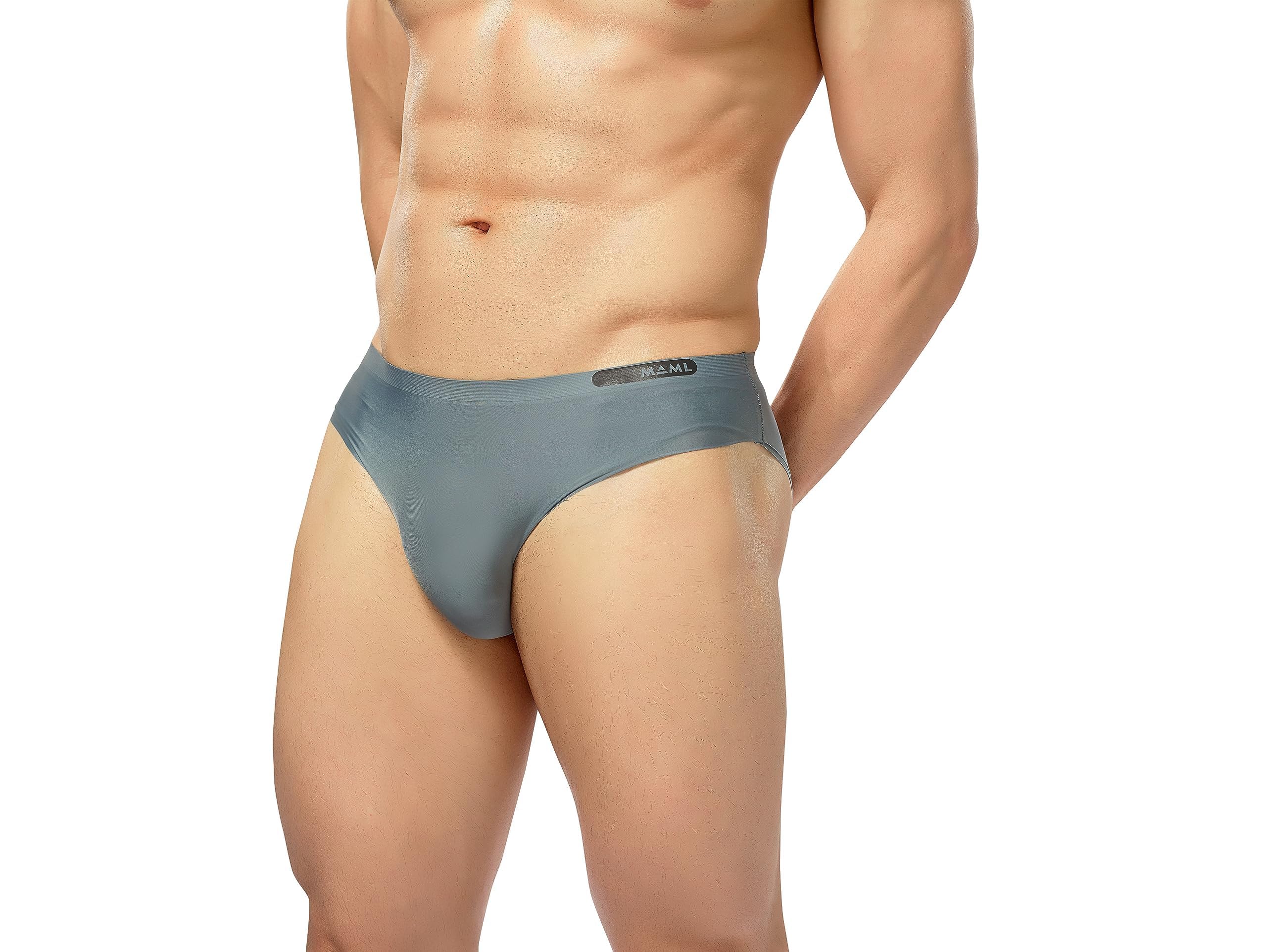 MAML Men’s Ultra Thin Ice Silk Briefs Underwear for Men