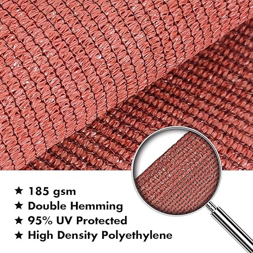 Miniatura 6 de KANAGAWA - Toldo triangular con bloque UV, color gris oscuro para patio,jardín, jardín trasero, actividades al aire libre