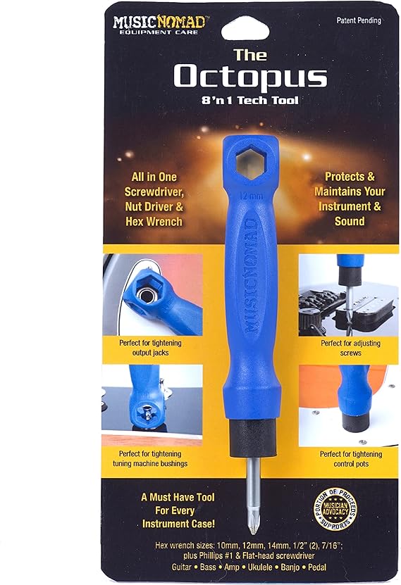 MusicNomad The Octopus 8 N 1 Tech Tool (MN227)