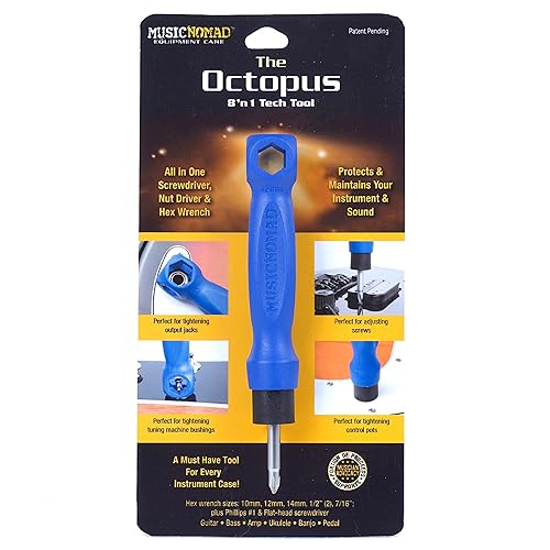 MusicNomad The Octopus 8 ’N 1 Tech Tool (MN227)