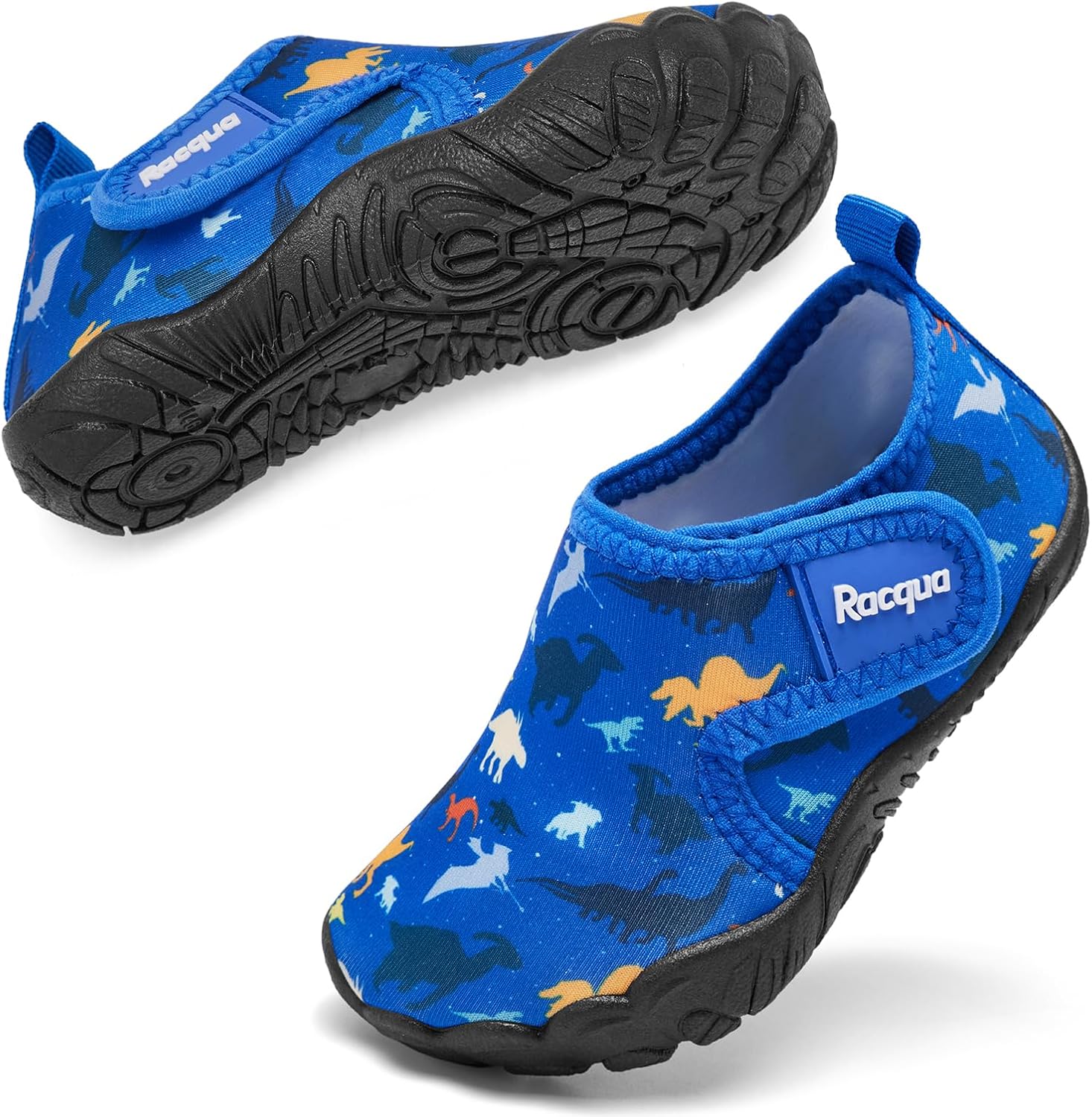 Racqua Toddler Boys Girls Water Shoes Slip-On Quick Dry Aqua Kids Shoes Lightweight Breathable Swim Shoes(Toddler/Little Kid) - Image 4