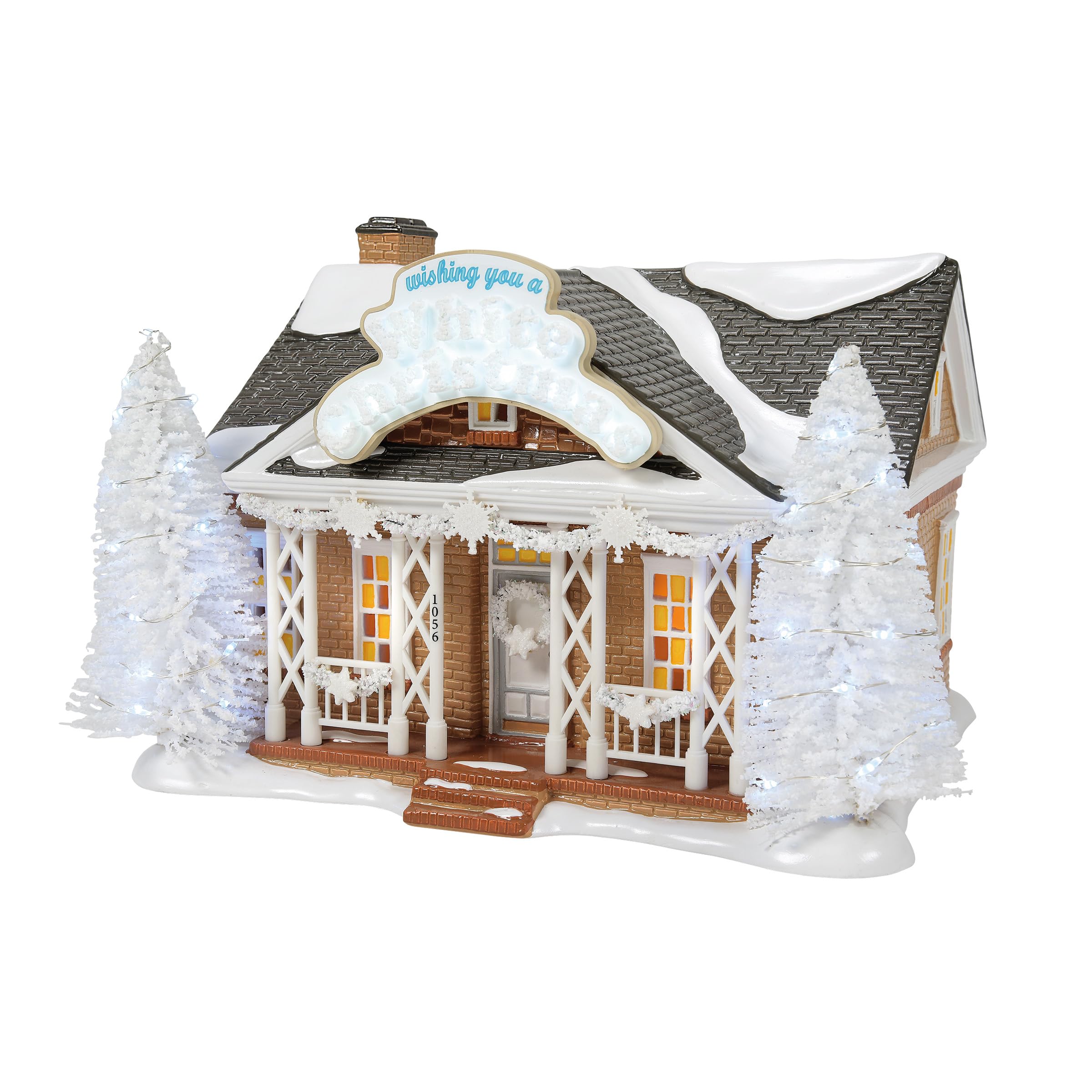 Amazon.com: Department 56 Snow Village 1056 Christmas Lane House