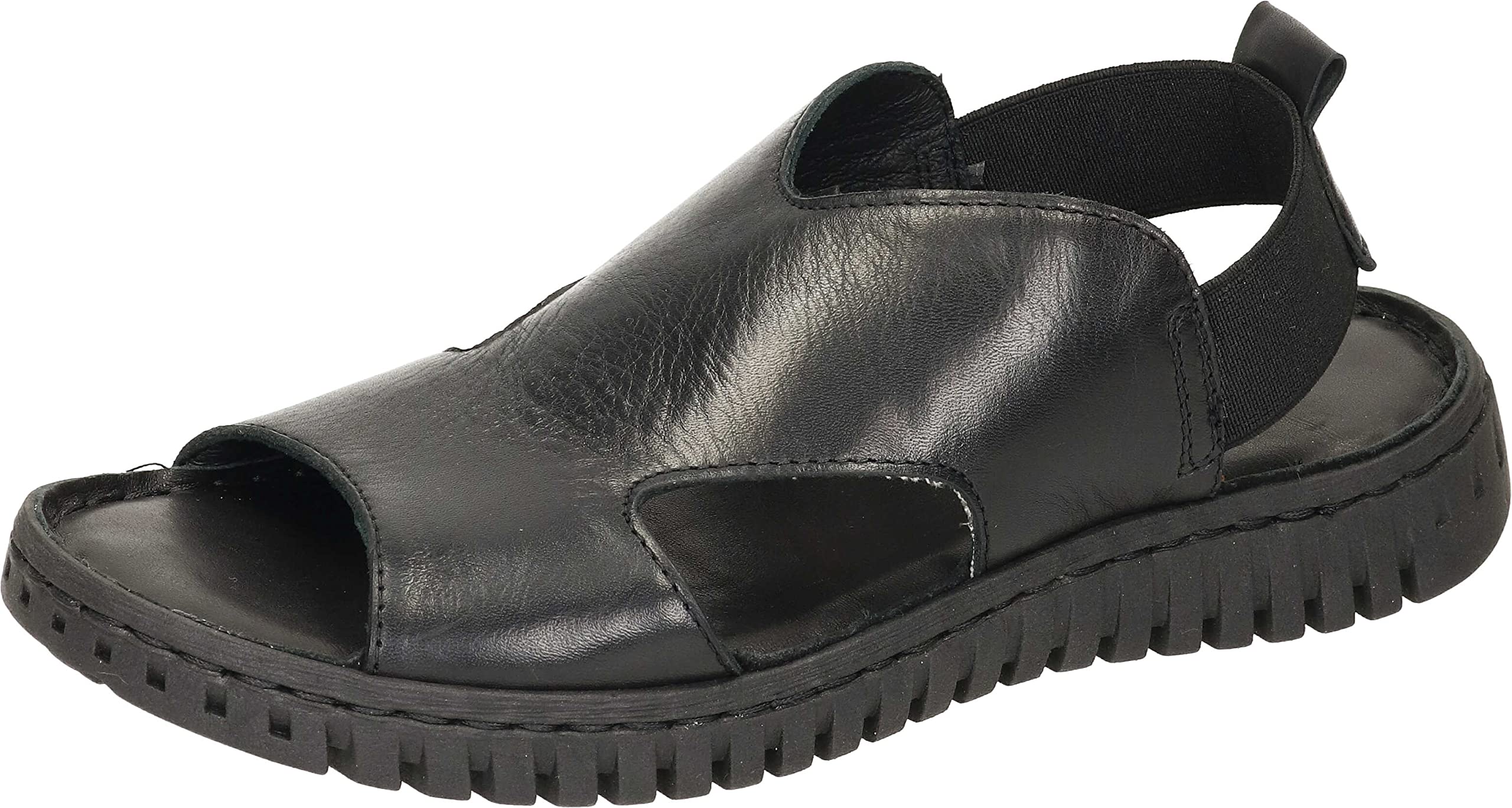 Manitu Women's 910162-01 Sandal, Black, 3.5 UK