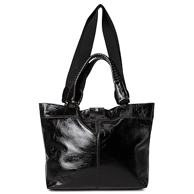 HOBO Romy Medium Tote Tote Handbags Black, Cotton/Leather