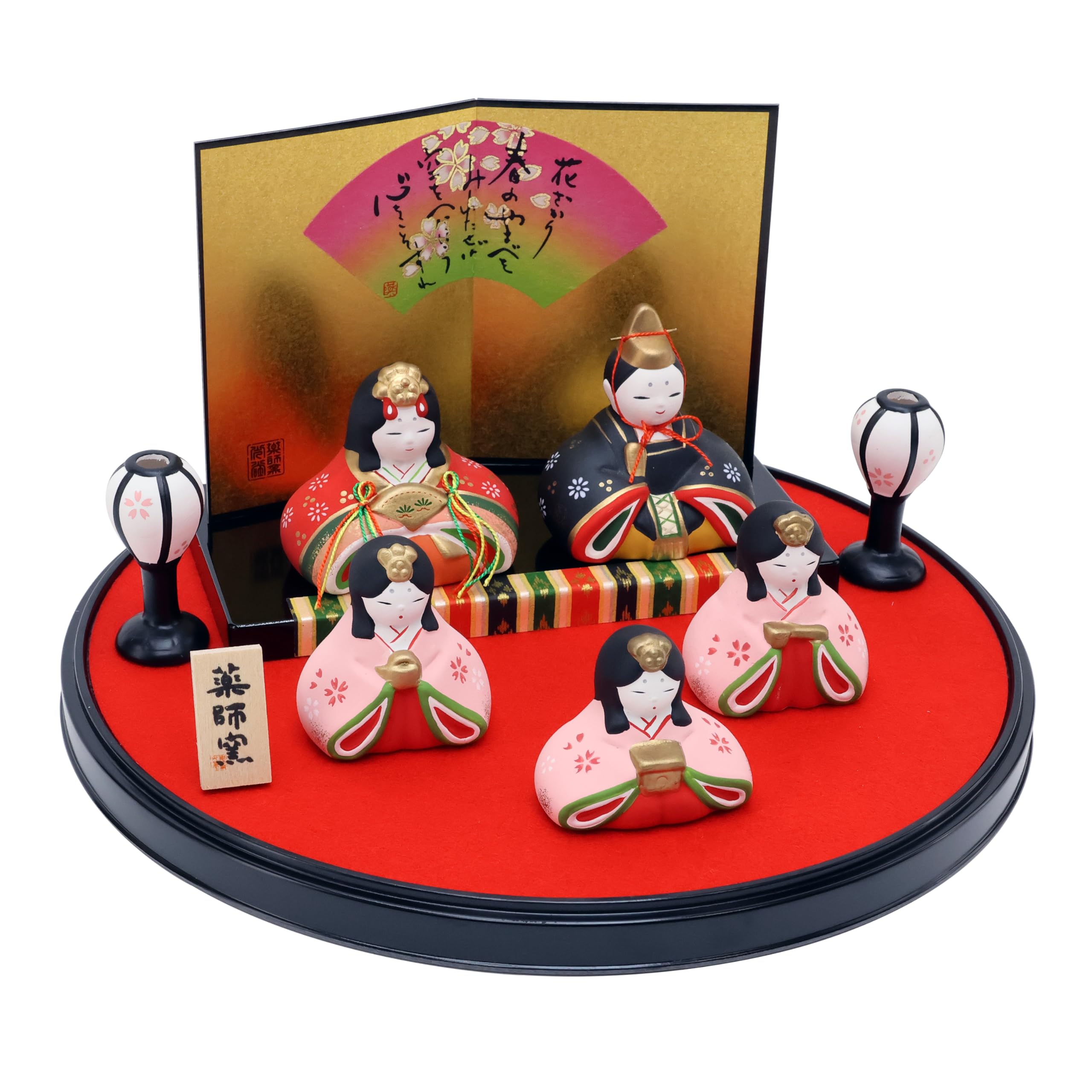 Osaka Choseido Hina Doll, Compact, Mini, Hinamatsuri, Ceramic : Toys & Games