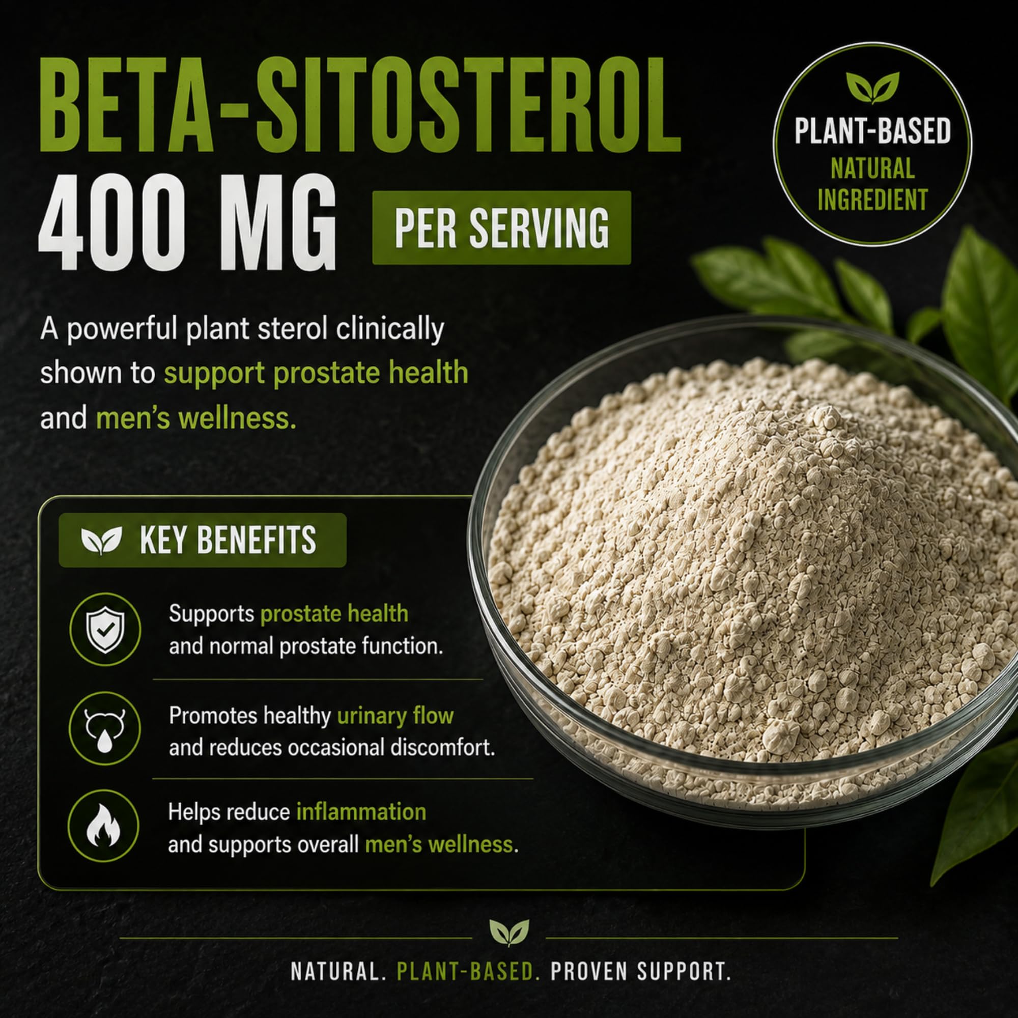Advanced Men Prostate Health Supplement for Bladder | Beta-Sitosterol 400MG — Amazon image 3