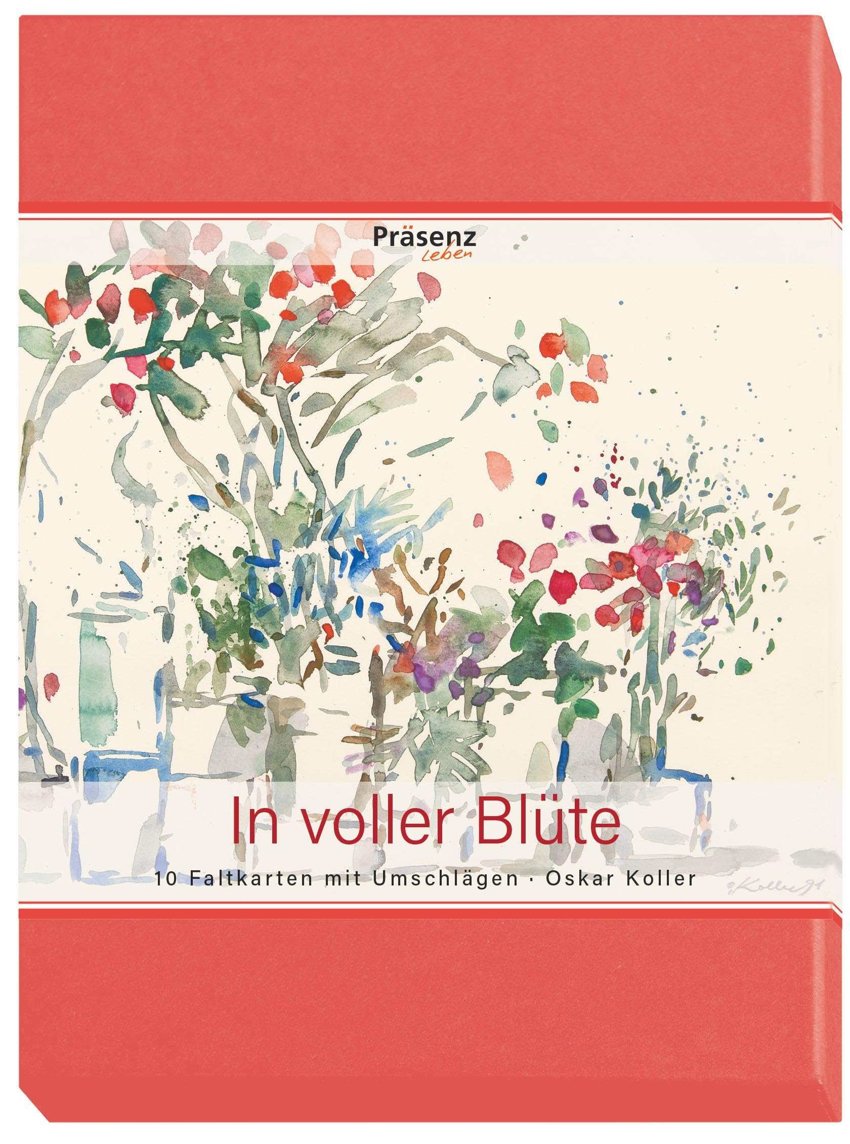 Präsenz-Verlag In Voller Blüte: 10 Faltkarten Mit Umschlägen Von Oskar Koller