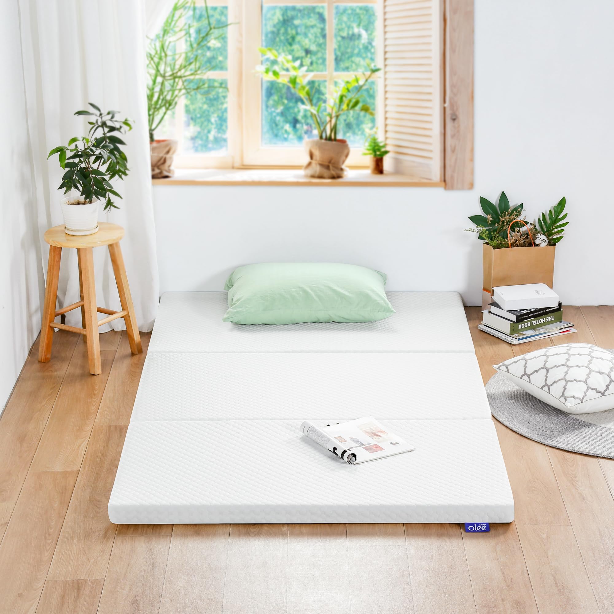 Amazon.co.jp: オリースリープ(Olee Sleep) 三つ折りクールメモリー