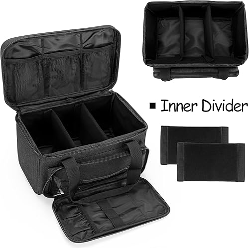 Miniatura 7 de CURMIO Pequeña bolsa de primeros auxilios vacía, estuche para botiquín de primeros auxilios familiar, caja organizadora de almacenamiento de