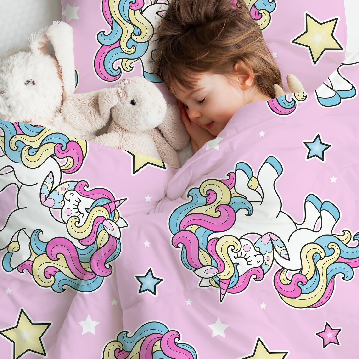 ROZTYLJ Unicorn Kids Duvet Cover - Image 4