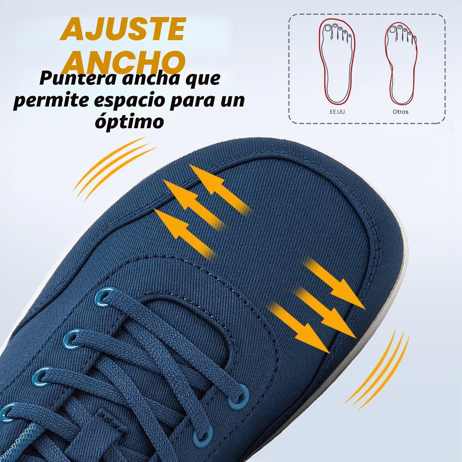 HOBIBEAR Zapatillas Minimalistas Descalzas con Manos Libres para Hombre y Mujer | Caída Cero | Zapatillas de Deporte de Moda de Ancho Amplio