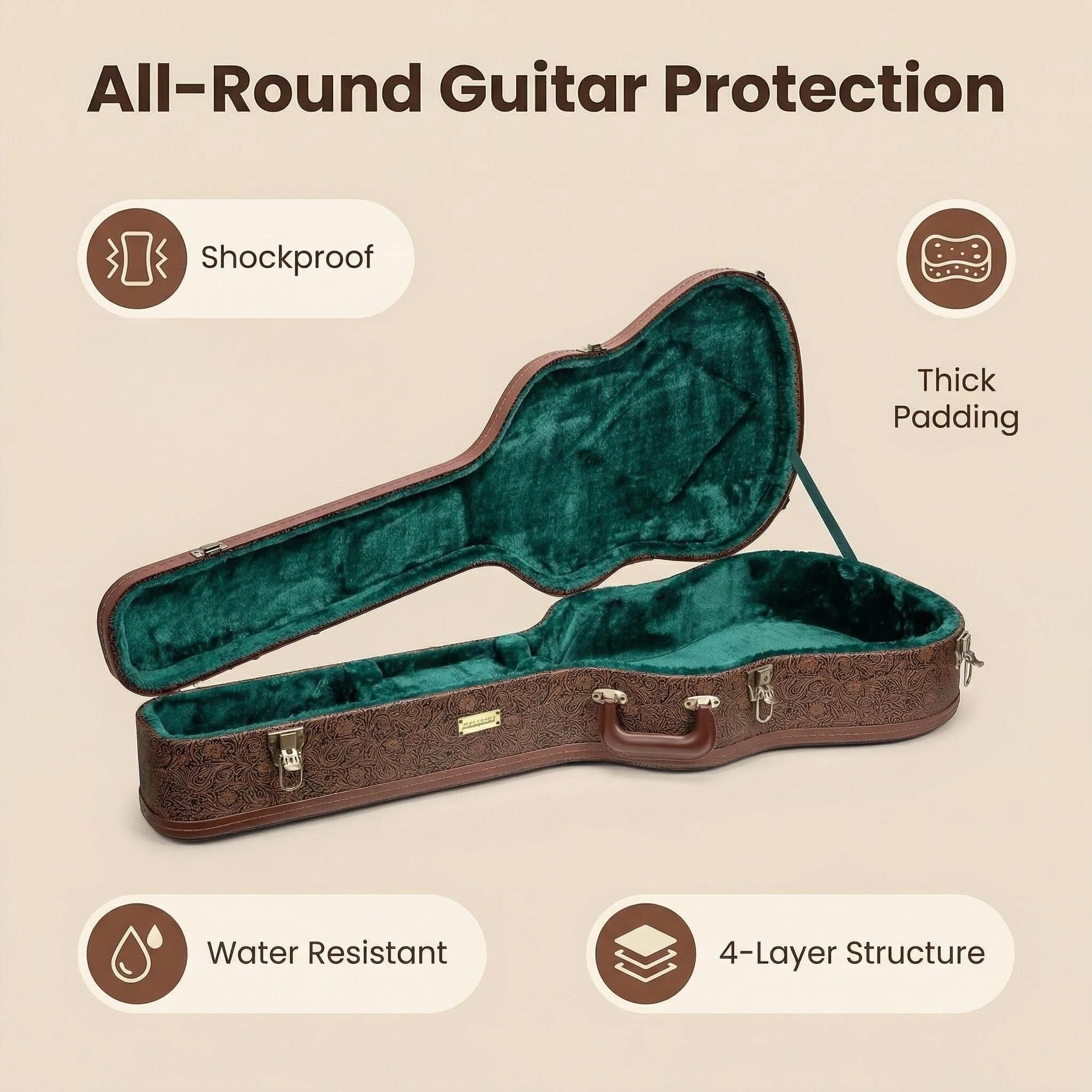 Crossrock Designer Series - Custodia per chitarra acustica