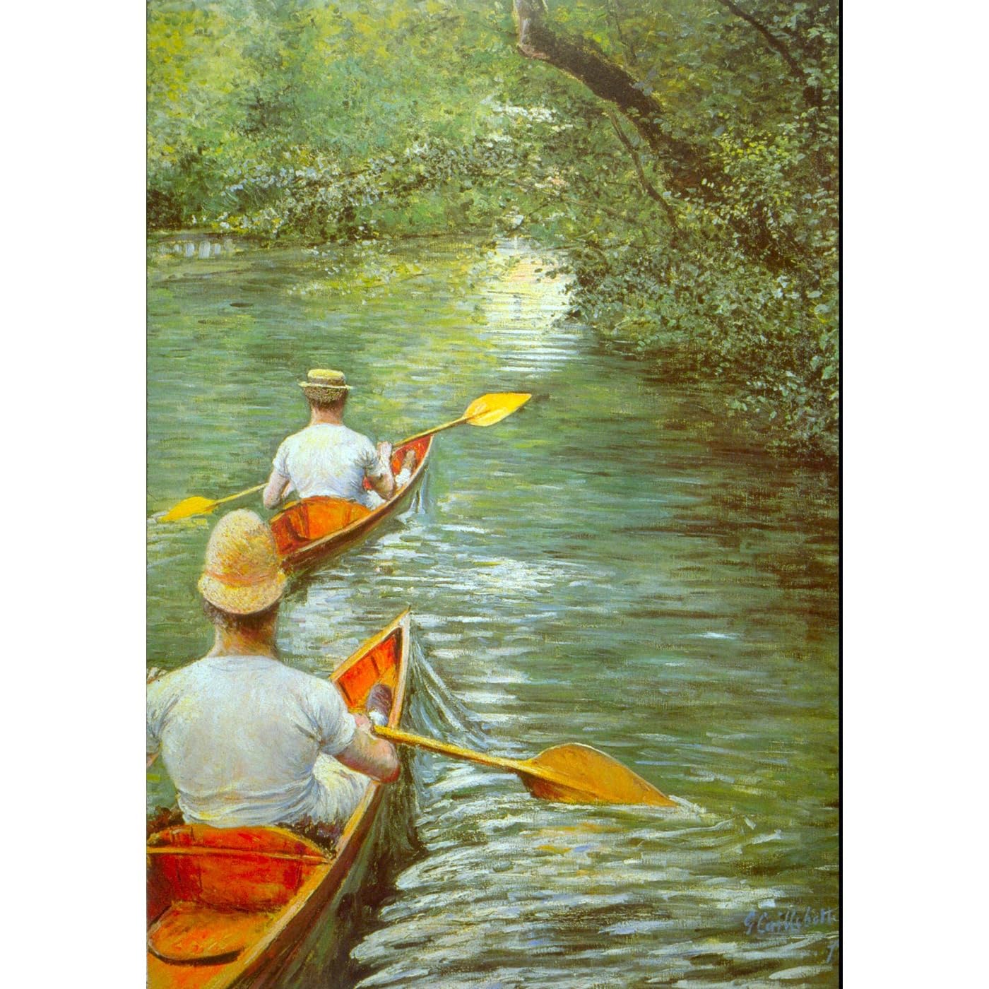 Impression giclée Candeling par Caillebotte pour salon élégant - 2