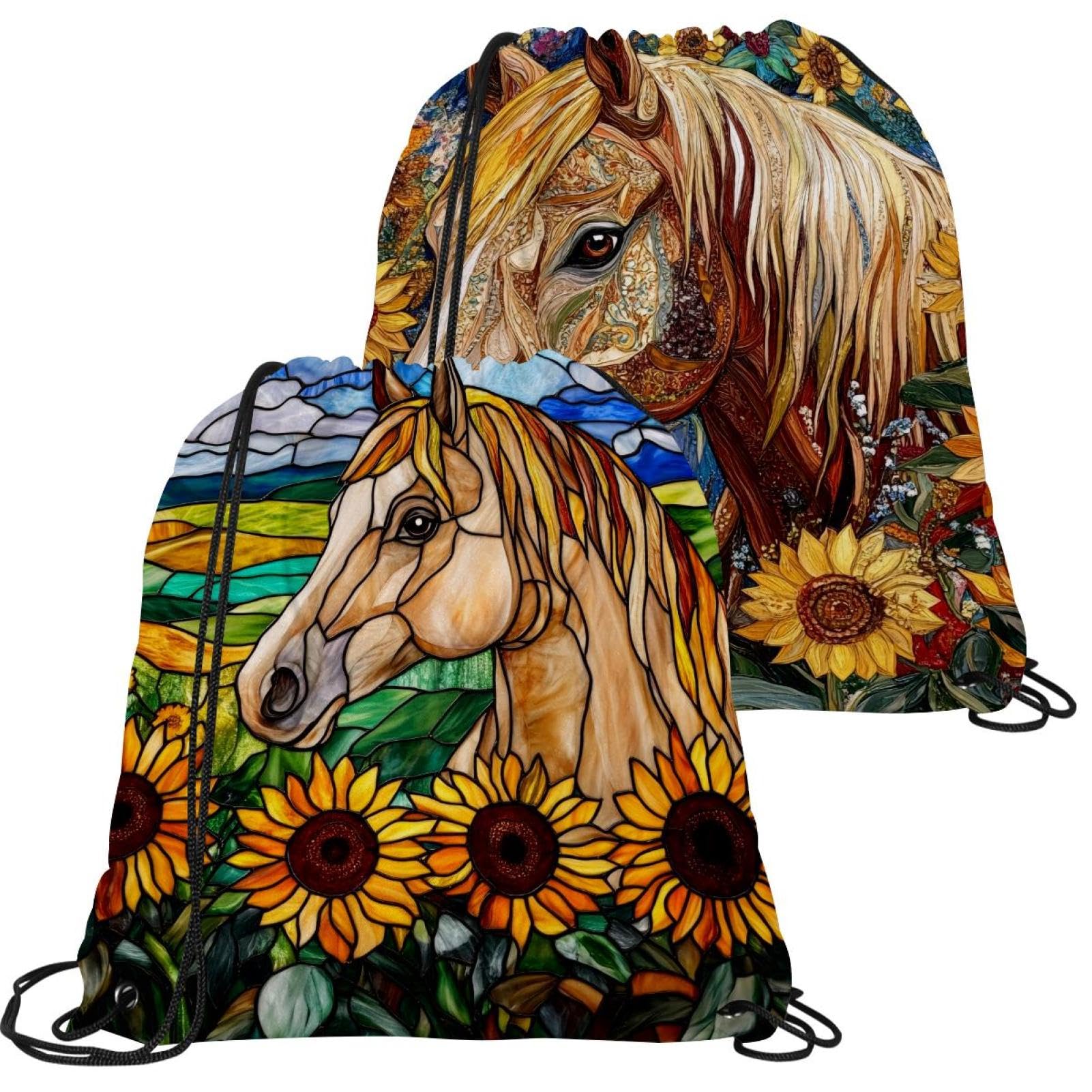 Sac à dos avec cordon de serrage multicolore idéal pour le voyage - 7