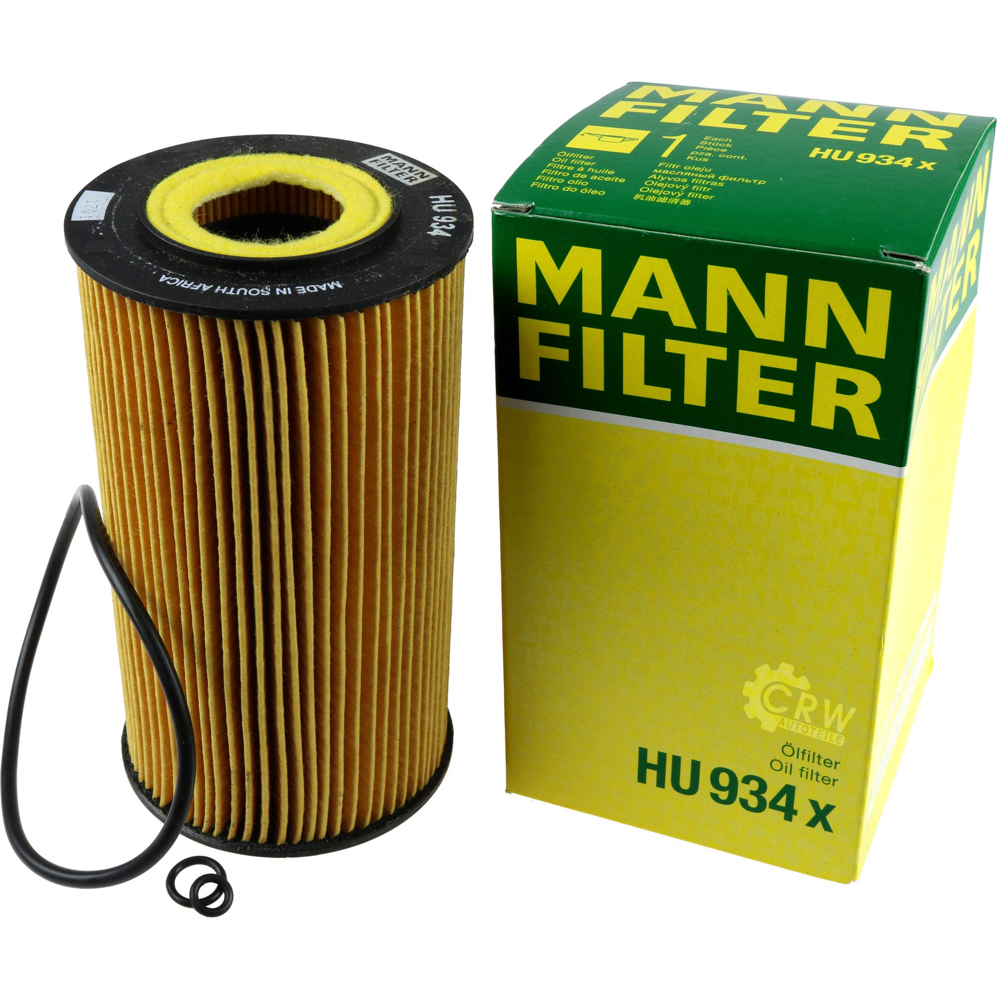 Paquete de inspección Kit de mantenimiento de filtros con filtro de aceite HU 934 x, filtro de aire C 26 110/2, filtro de combustible WK 822/3, filtro de habitáculo CU 2545, tornillo de