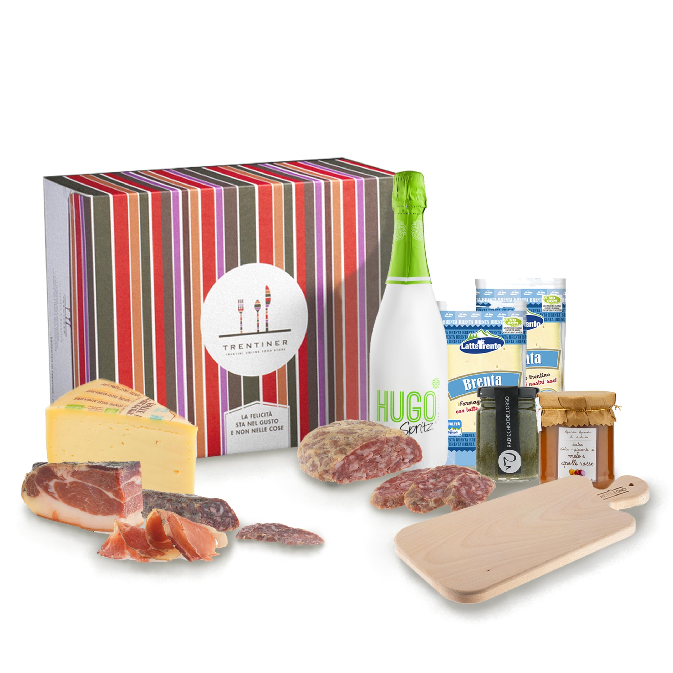 Box Aperitivo | Tagliere con Salumi, Formaggi e Hugo Spritz