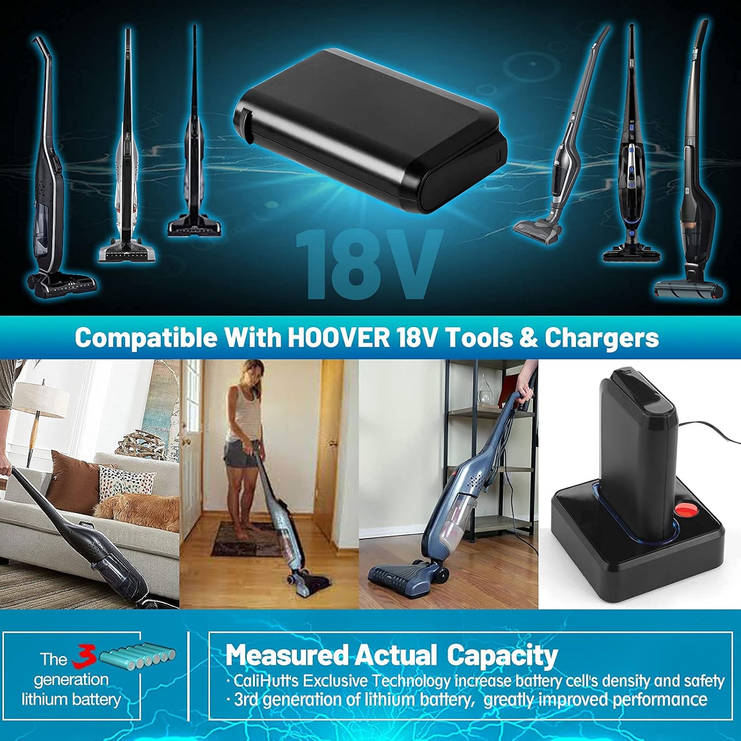 CaliHutt 18V Lithium-ion Battery Replacement Liberia Ubuy