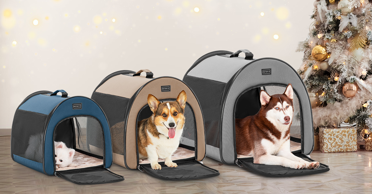 Amazon | Petsfit ペットハウス ソフトクレート 犬 クレート