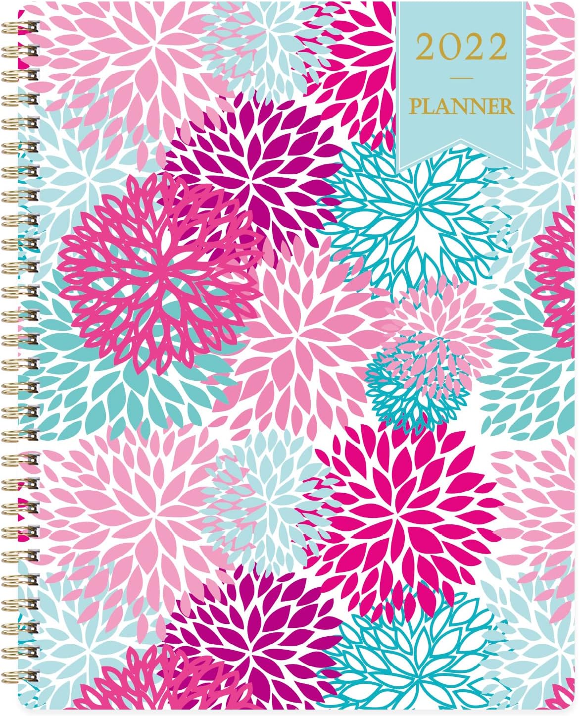 2022 Planner - Weekly & Monthly Planner, Calendar Planner January 2022-December 2022 with to-do List, 8" x 10", Strong Twin - Wire Binding, Flexible Cover, Premium Paper, Perfect for Home or Office : Office Products