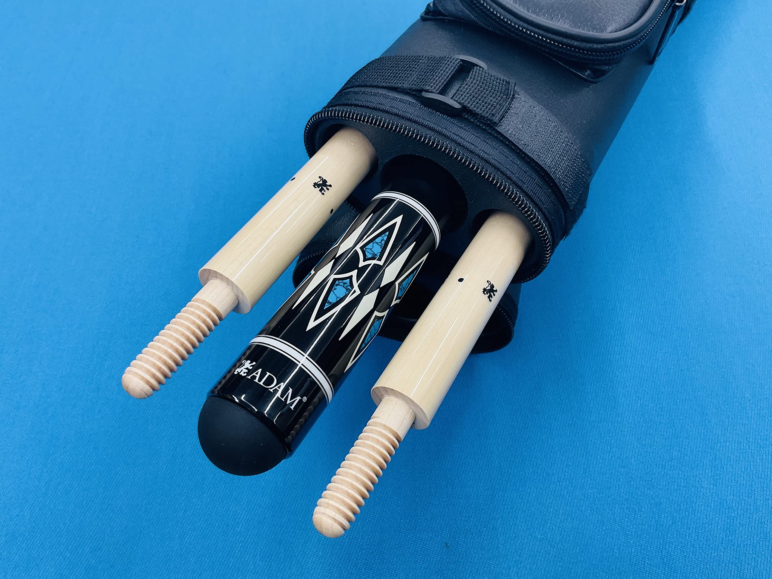 Carom Cue Adam Kyoto with 2 Shafts & Case * 3 Cushion Billiards.