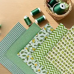 5 peças de tecidos de retalhos de algodão, 100% algodão sarja, tecidos artesanais com estampa de desenho animado faça você mesmo, feito à mão, patchwork para costura de artesanato DIY, 25 cm x 25 cm