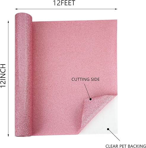 Miniatura 8 de RENLITONG - Rollo de vinilo de transferencia de calor mate 3D Puff HTV de 12 pulgadas x 10 pies, para planchar en camisetas de prensa de calor para