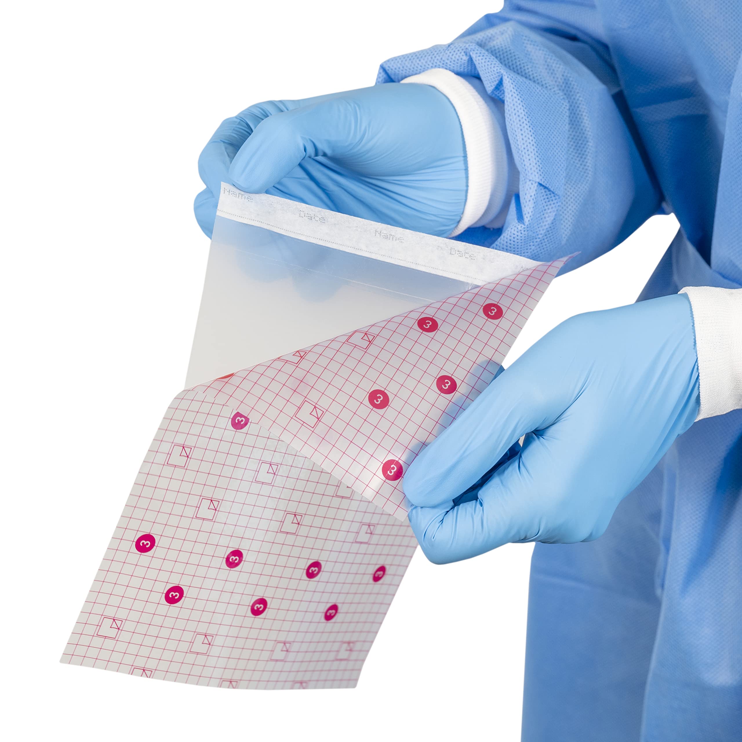 TOUCHMED Medicazione Adesiva Sterile in Film di Poliuretano - 10x12 cm - Trasparente e Impermeabile - Protezione Avanzata per la Pelle - Monouso - Confezione da 50 Pezzi