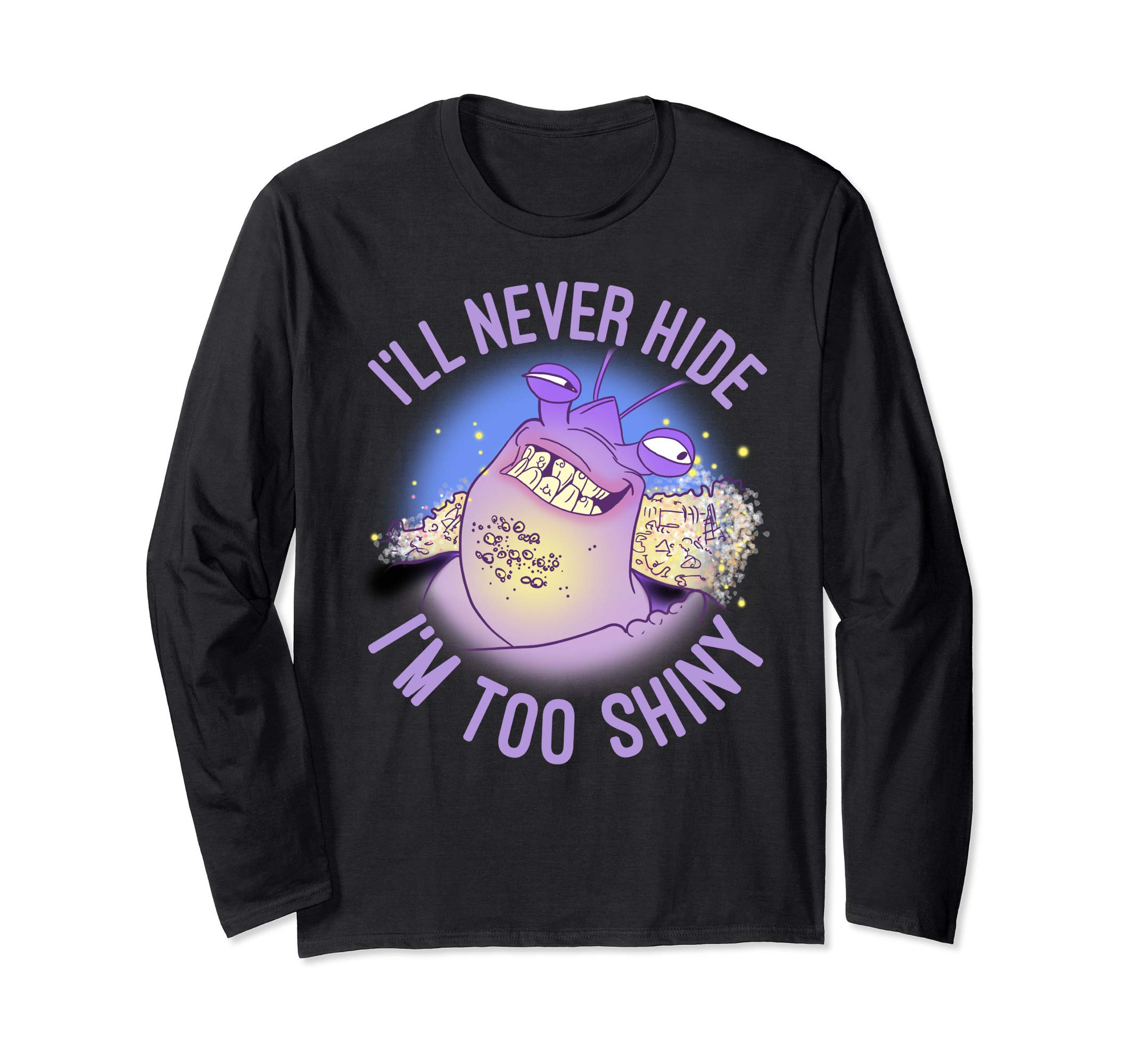 Disney Moana Tamatoa I'll Never Hide I'm Too Shiny Portrait Long Sleeve T-Shirt