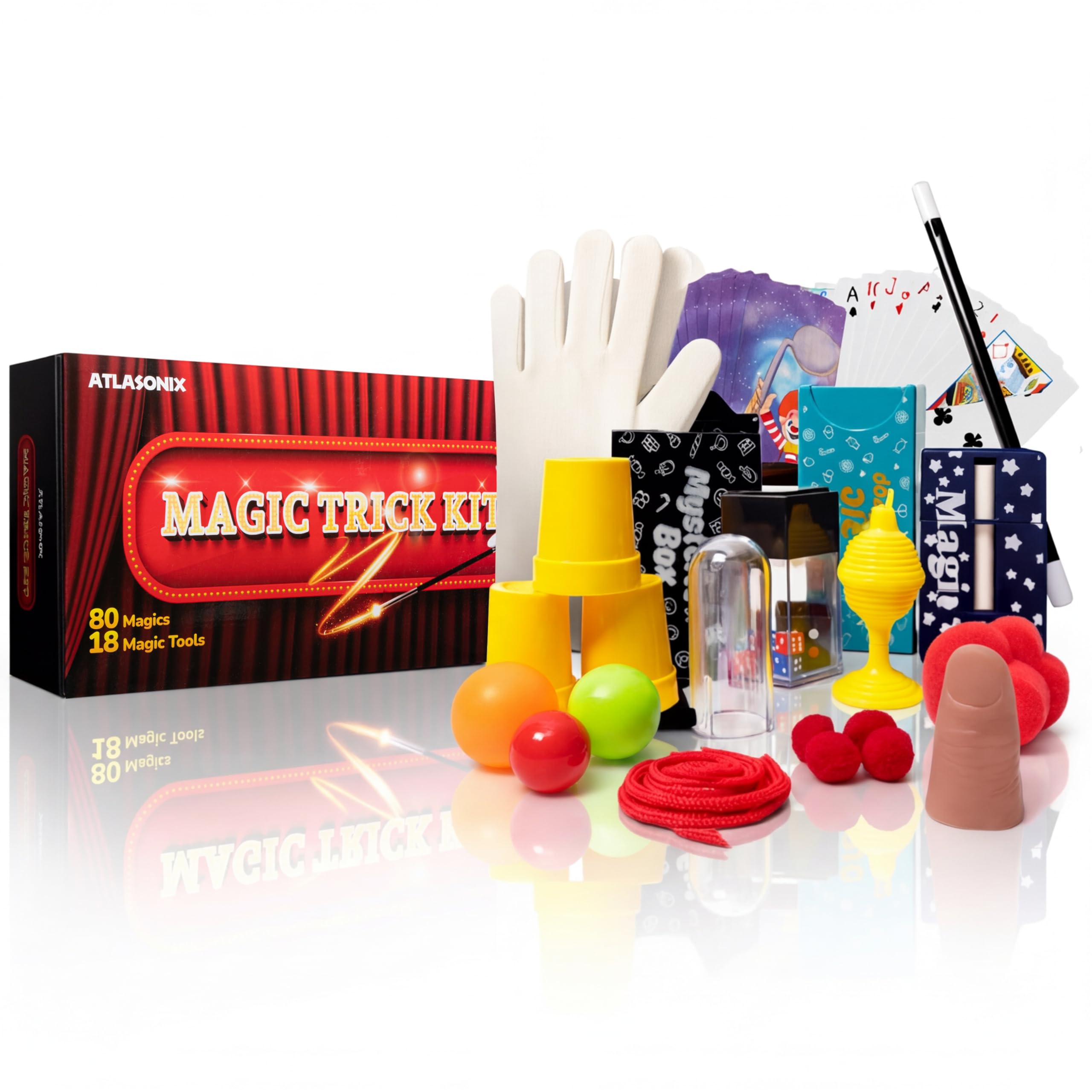 Amazon.com: Atlasonix Magic Sets for Kids 6-8, Kids Magician