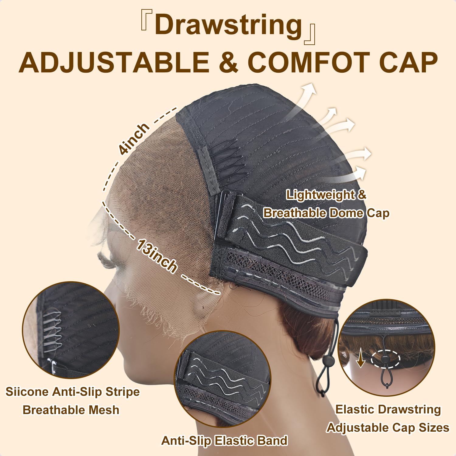 SKINLIKE 13x4 Real HD Lace Front Curly Wigs, 12 Inch Loose Curly 100% Human Hair Wig for Women, 250% Density, 0.10mm Ultra-Thin Invisible HD Lace Frontal with Adjustable Drawstring(Natural Black)