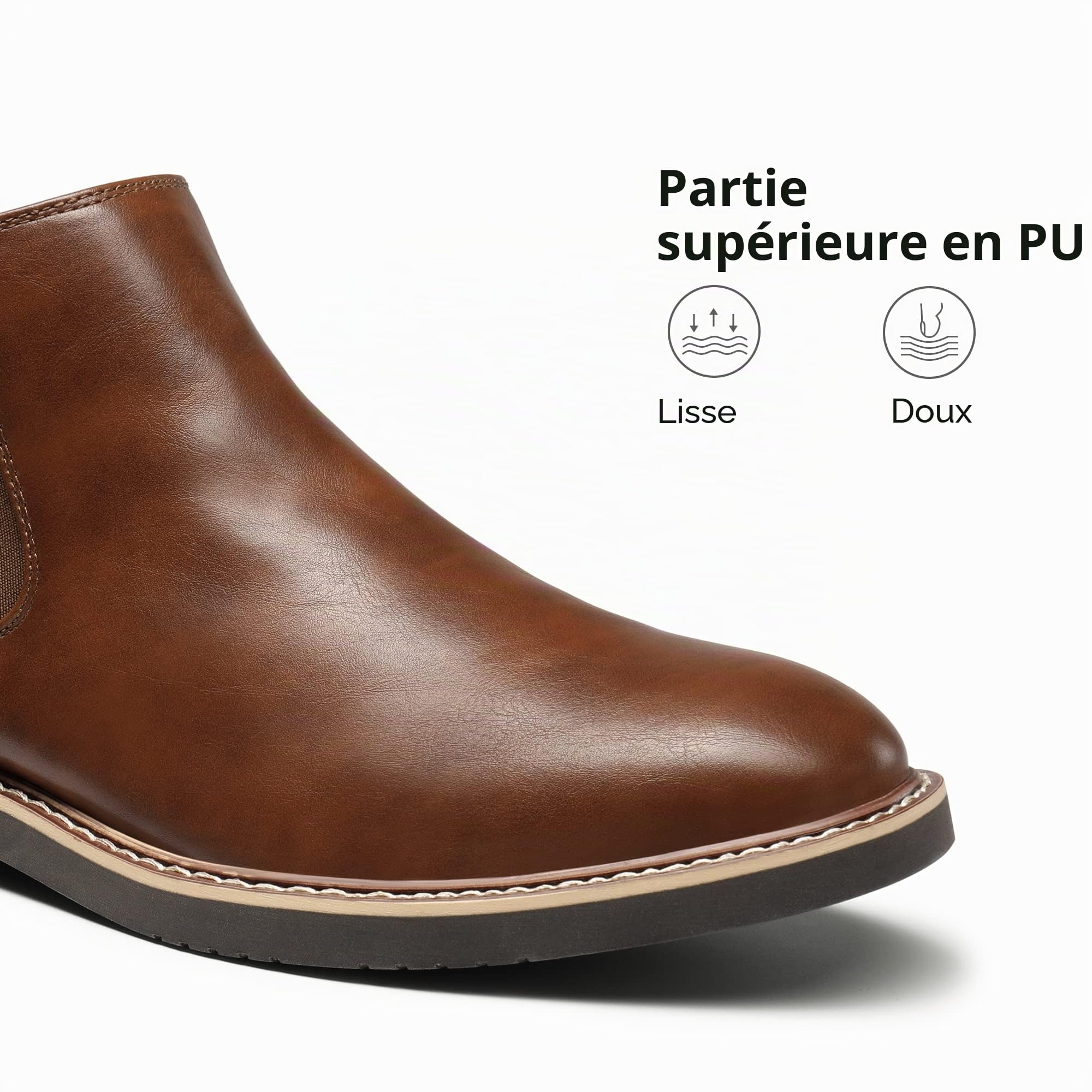Bruno Marc Bottines Chelsea Bottes Homme Confortable Classiques Ankle Boots