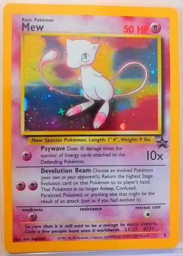 Pokemon Card - Black Star Promo #9 - MEW (holo-foil)
