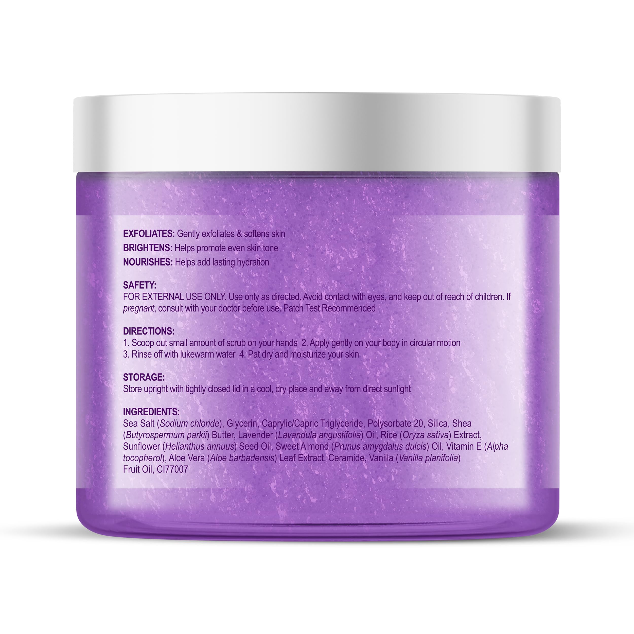 Botanic Hearth Dreamy Lavender Body Scrub 8.8 fl oz (250 g), 250 g (Pack of 1) - Image 2