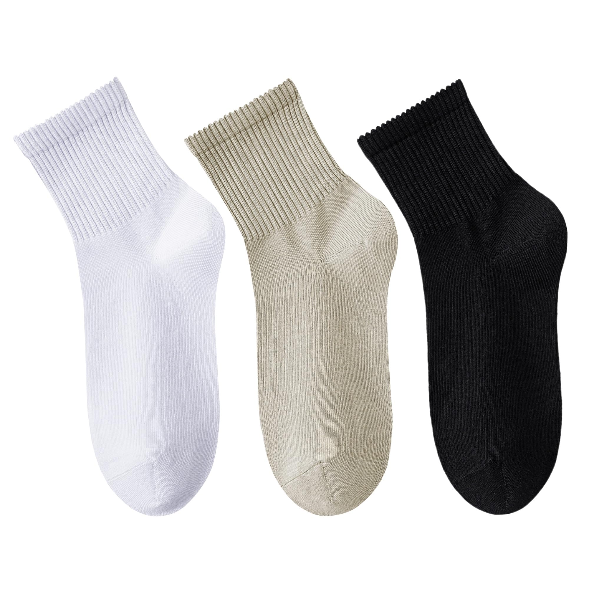 Women's Cotton Quarter Crew Socks