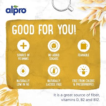 Alpro Oat Drink For Professionals Pack of 8 (8 x 1 L)