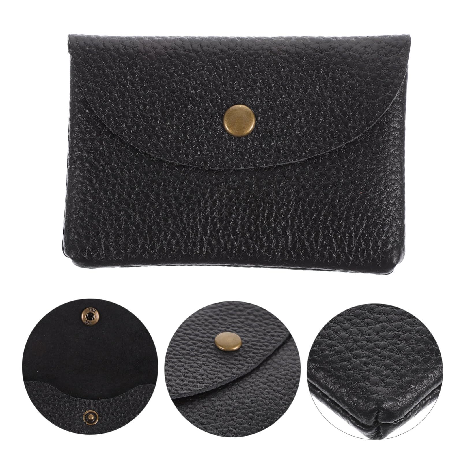 5piezas Cartera De Viaje De Cuero para Pasaporte Organizador De y Tarjetas Funda Portátil para Práctica y Resistente