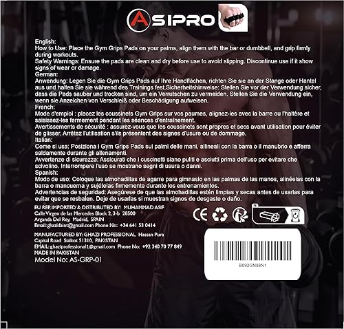 Miniatura 11 de Agarres de levantamiento de pesas alternativa a los guantes de entrenamiento para mujeres y hombres, regalo de gimnasio, agarre de gimnasio para