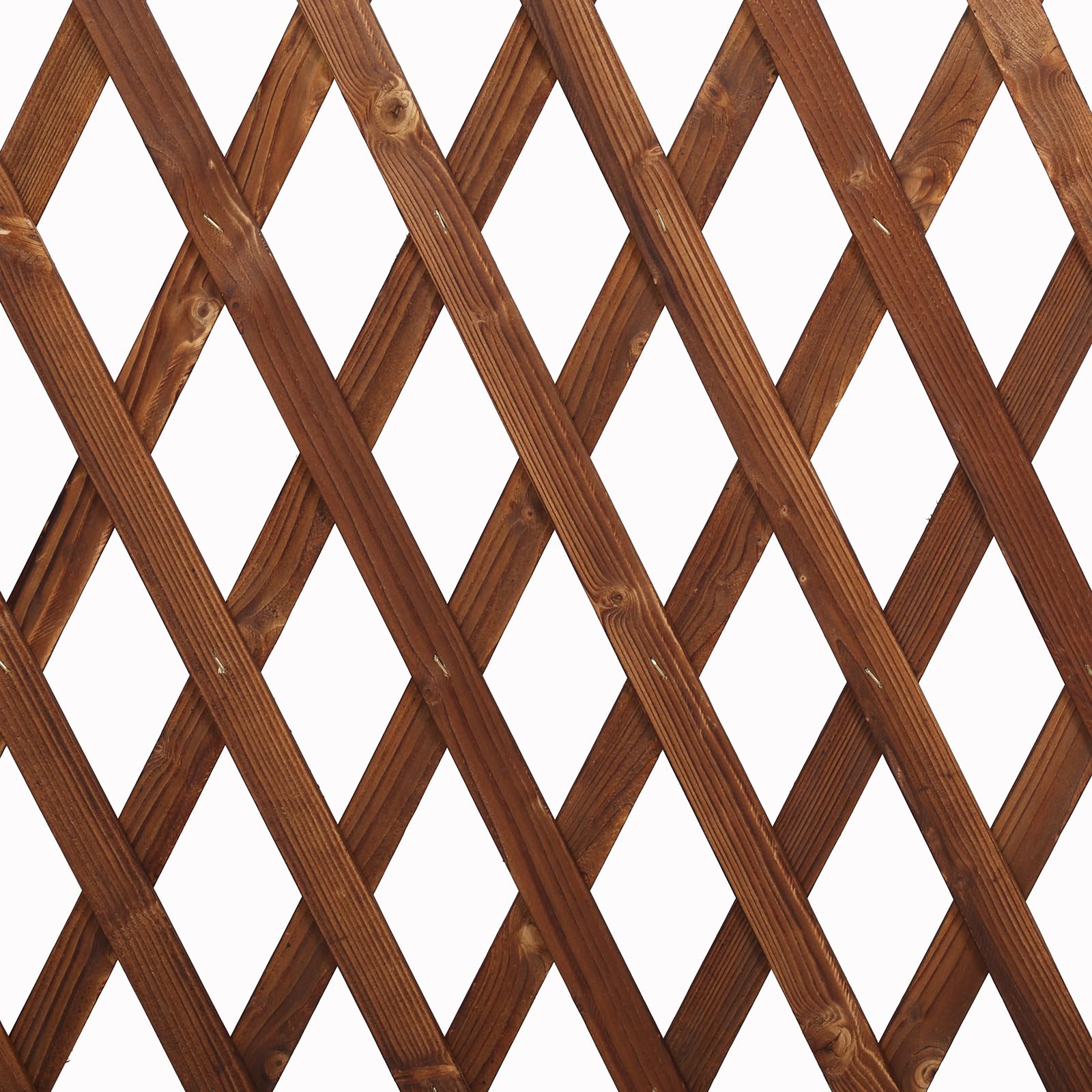 Nisorpa Recinzione a traliccio espandibile, in legno massiccio autoportante, recinzione mobile pieghevole da giardino, pannello di sicurezza per animali domestici, per prato da patio, 160 x 70 cm