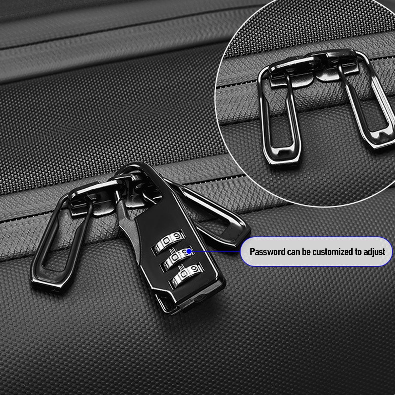 Fdit Maleta de Viaje con Ruedas Extensible Impermeable, Mochila