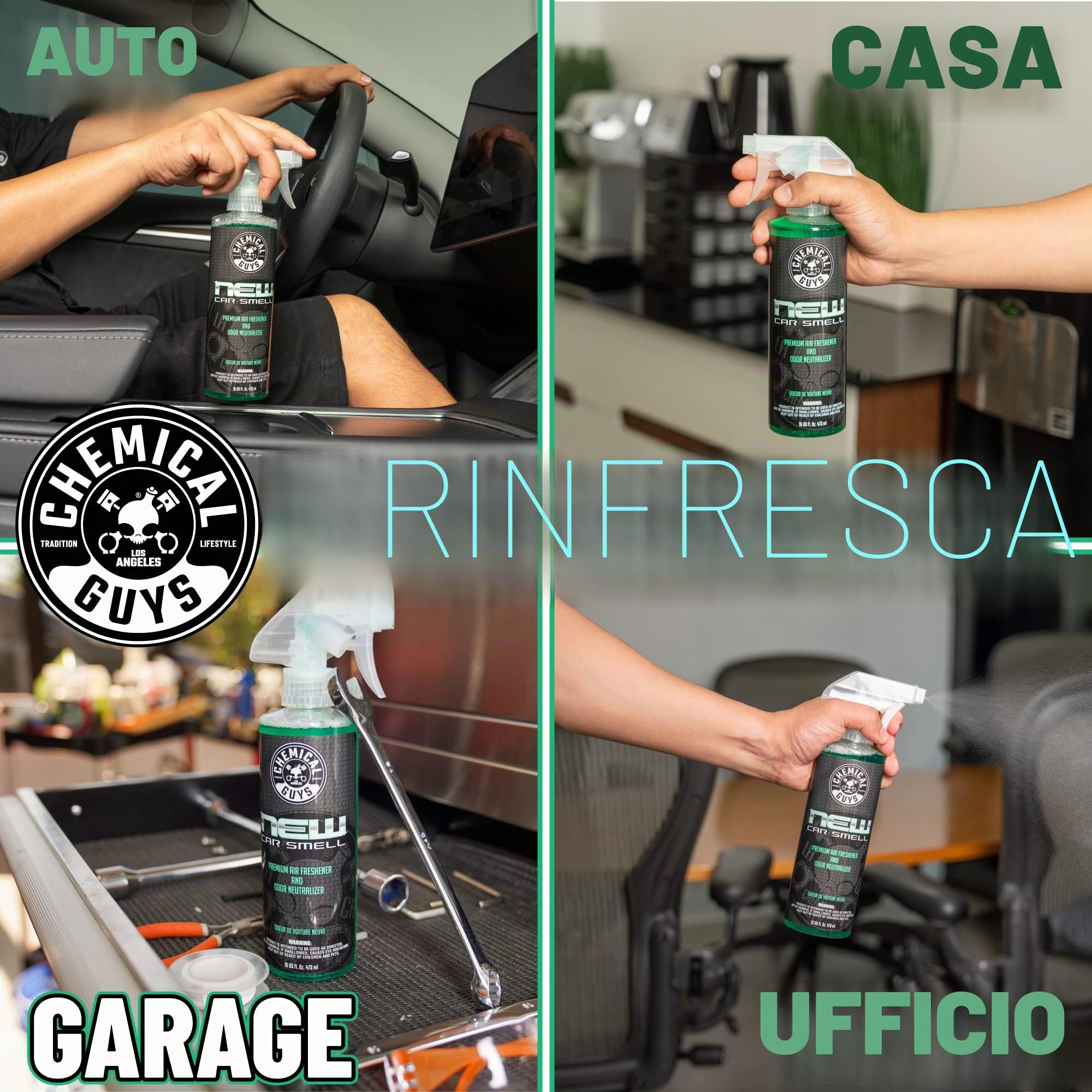 Chemical Guys (Air 101 16 Nuovo Deodorante per Auto, 473 ml