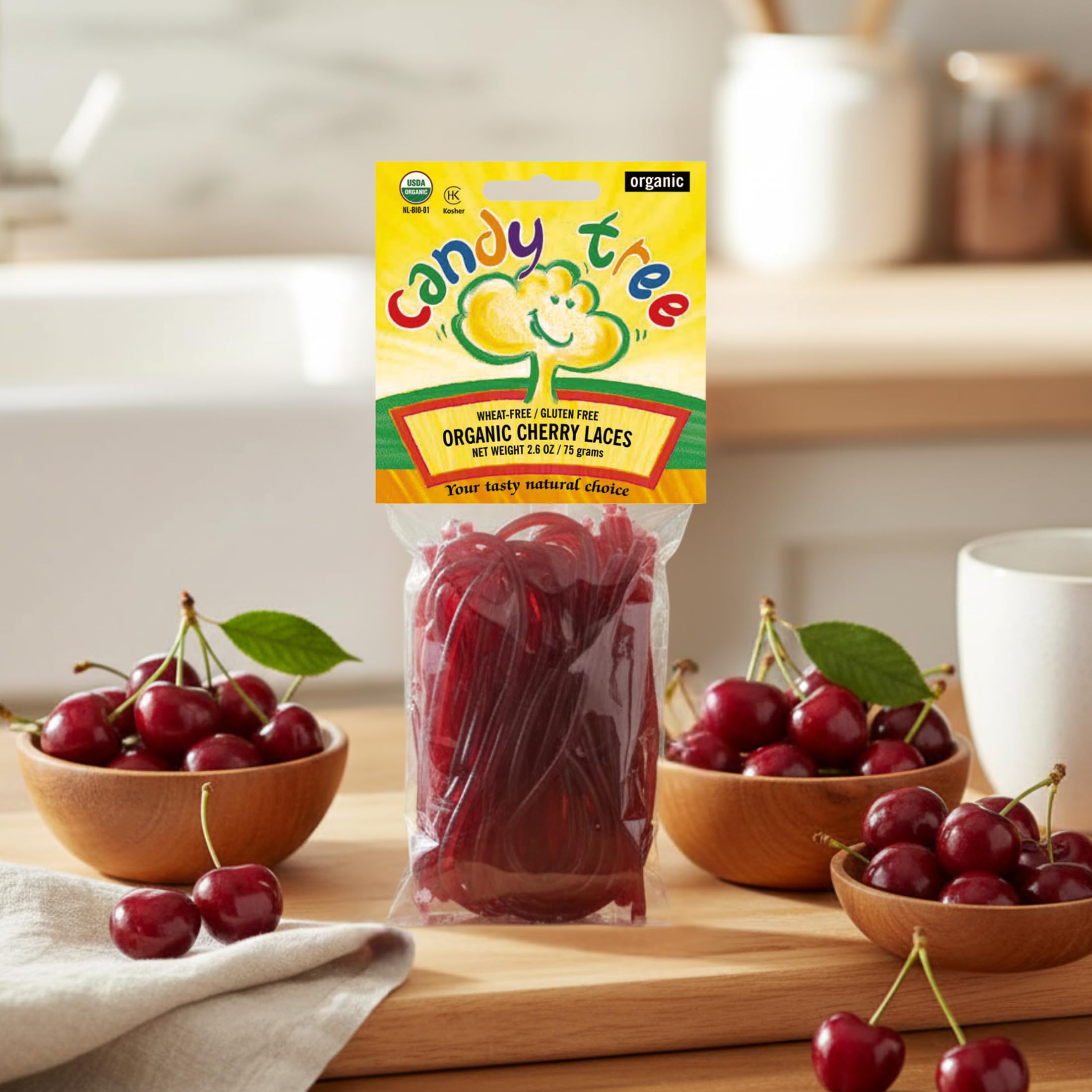 Amazon.com : Candy Tree Organic Laces 4 pack 75 grams | Your Tasty