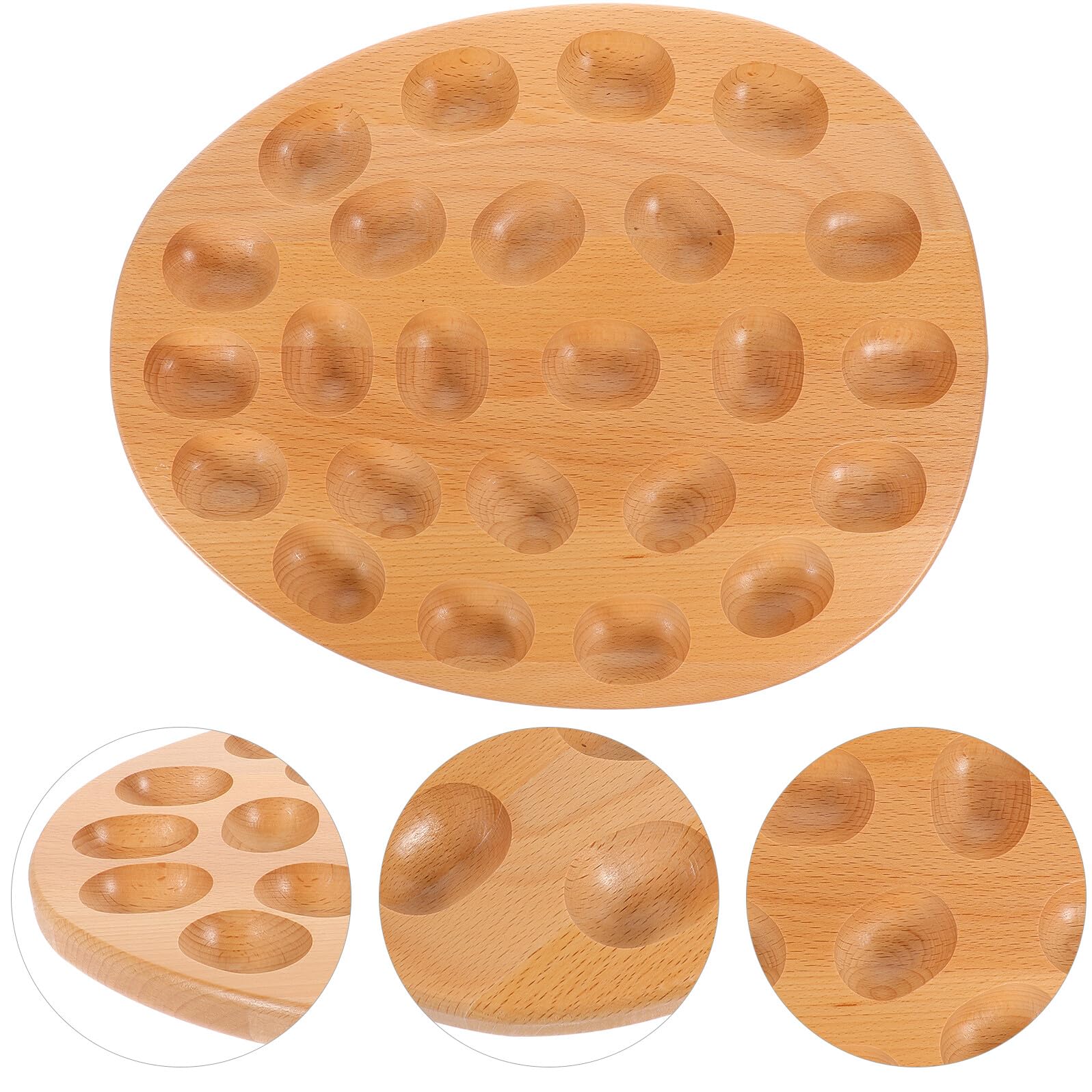 Portavoz De Huevo Sostenedor del Huevo del Refrigerador Recipiente De Almacenamiento Brown