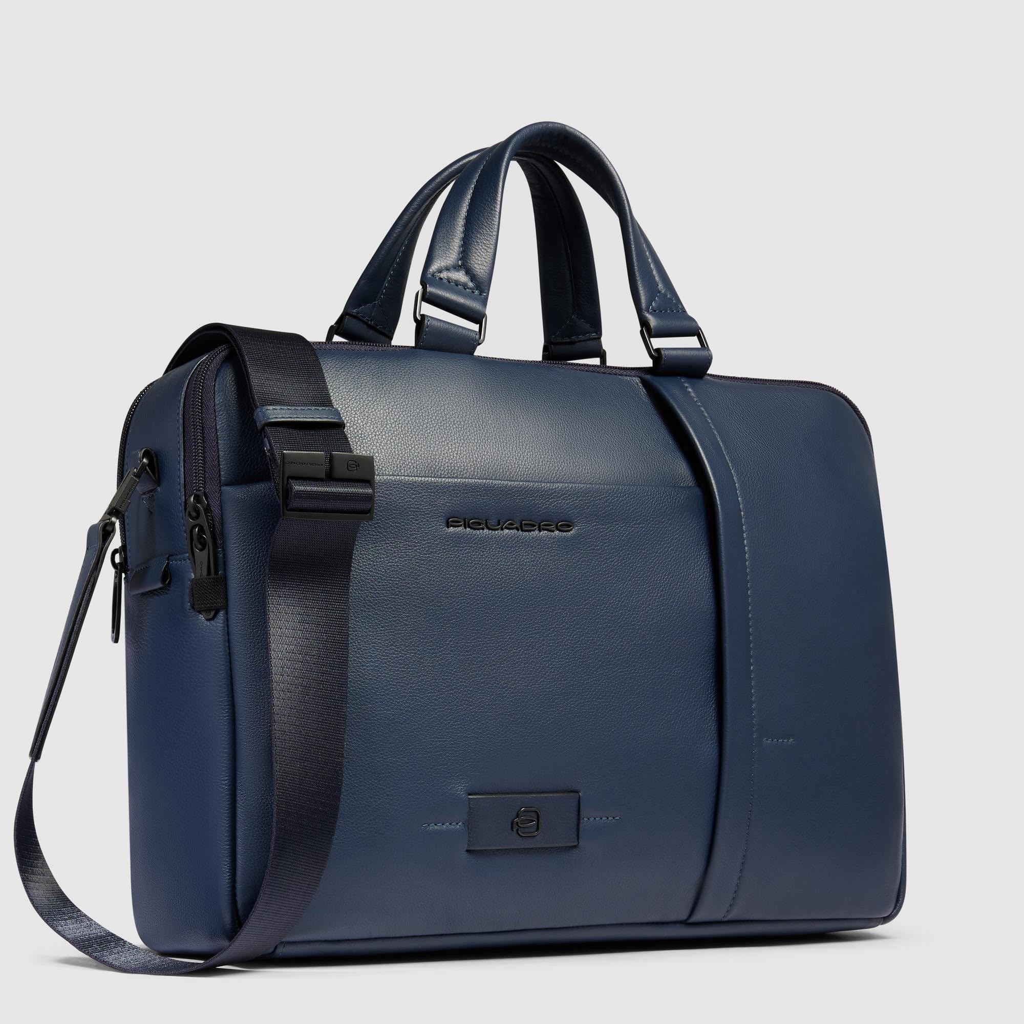 PIQUADRO – Borsa - Porta Pc 15,6" – Elegante e Professionale - In Pelle – Uomo