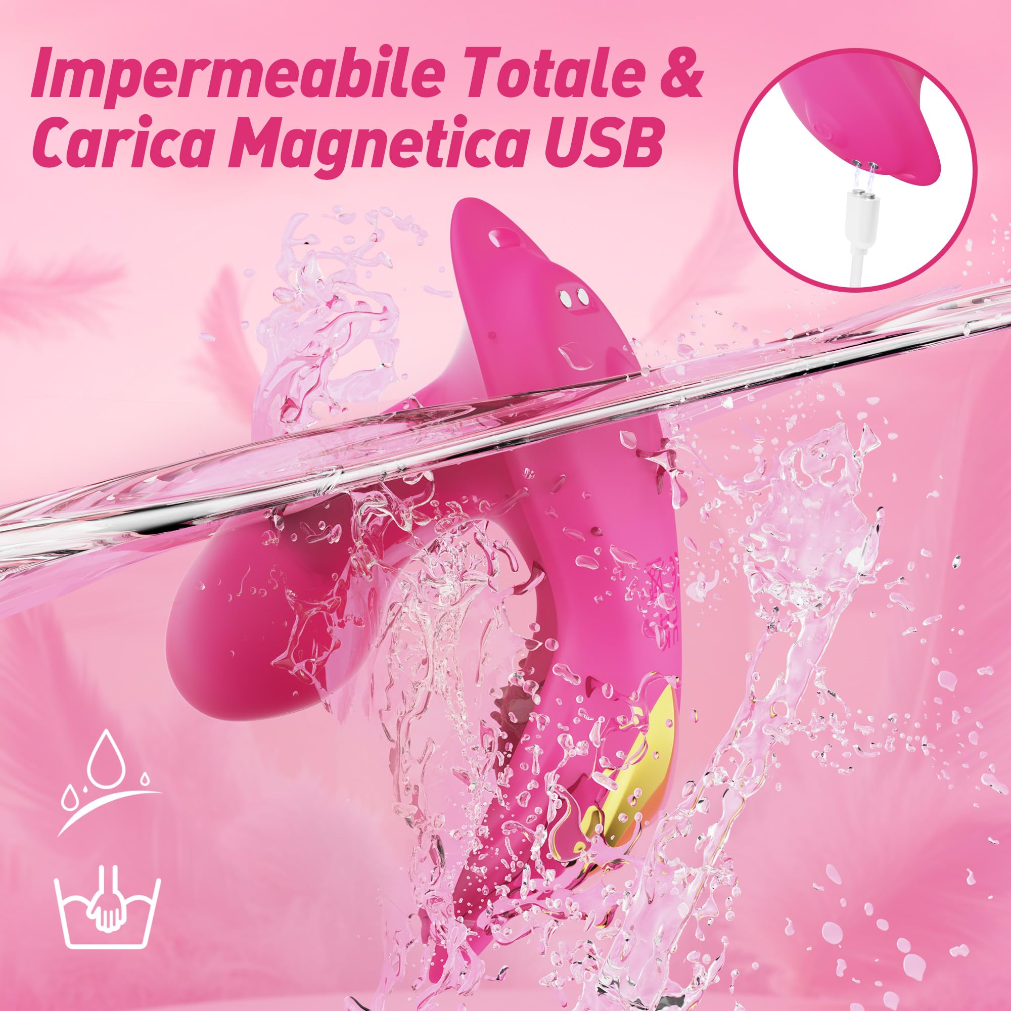 2025 Vibratore Indossabile Elastico Controllo APP & 9 Vibrazioni Vibratoreper Donna Professionale, Sexytoysys Donna Sex Toy Vibratore con Telecomando, Sex Toys Vibratoriper Donne für Sexytoysys Coppia