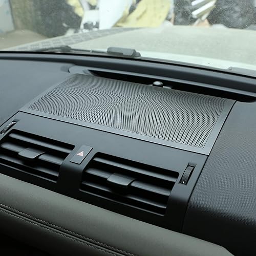 Miniatura 4 de CHEYA Cubierta del altavoz del tablero de instrumentos de la consola central del coche de aleación para Land Rover Defender 110 2020