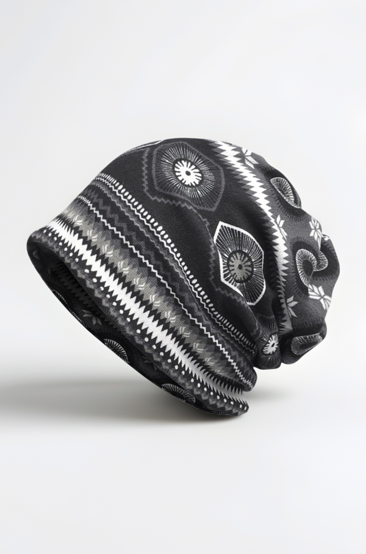 Youstylo Men's Women's Slouchy Blended Cotton Summer Winter Beanie Skull Multicolor Cap - SB3035 (Free Size)