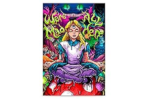 Alice in Wonderland Tapestry Art: Dive into a Trippy Dreamlike Realm