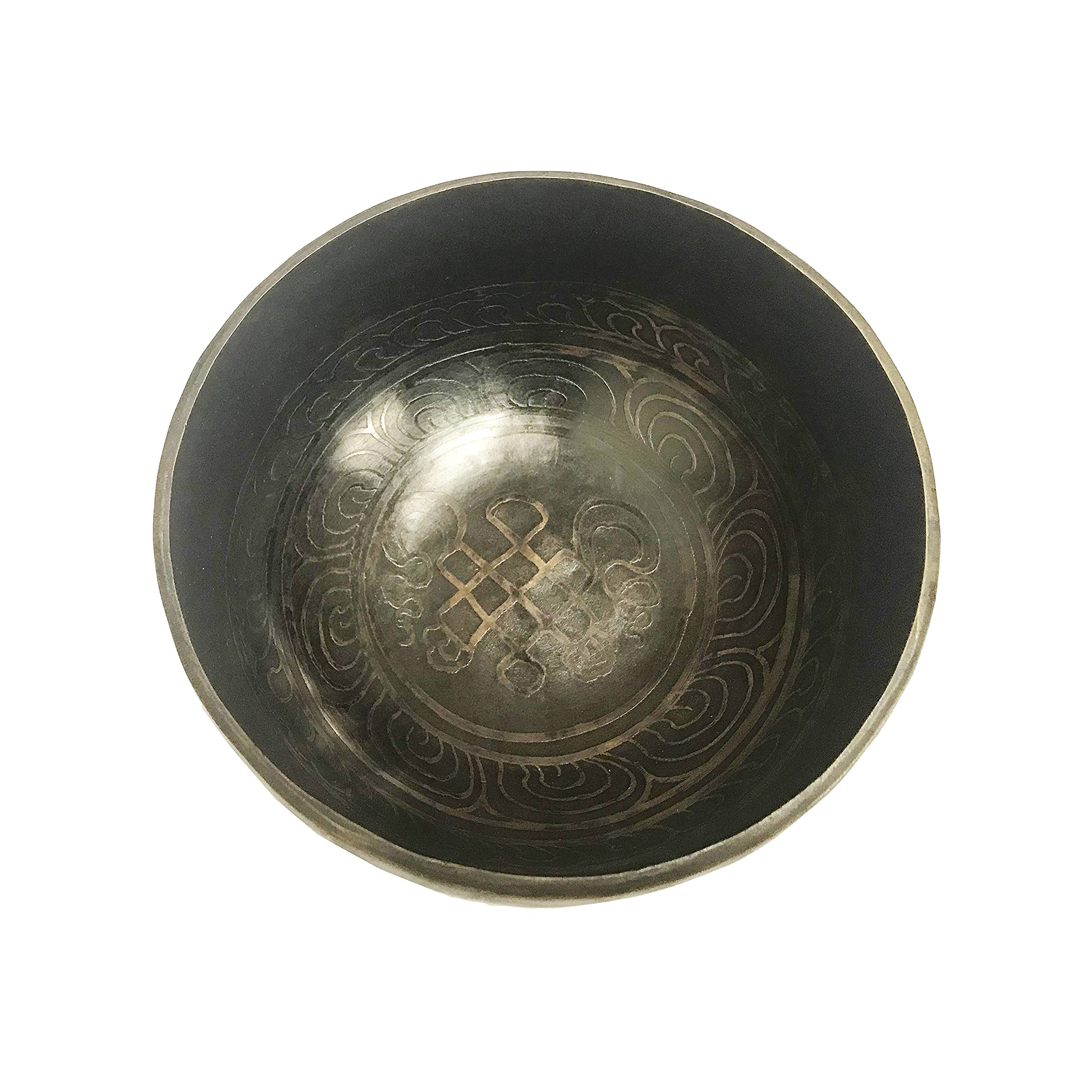 Heart Chakra Antique Hand Pounded Singing Bowl ~ Nepal [ 410 SB, 5.25 inch diameter]